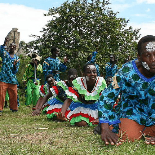 Kenya the Isukuti dance